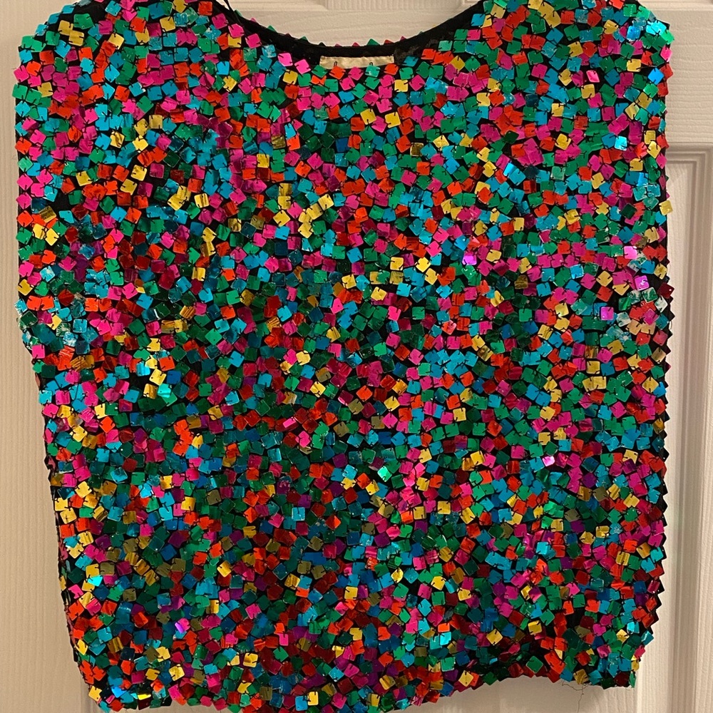 Vintage Metamorphosis Multicolored Blouse Size Medium